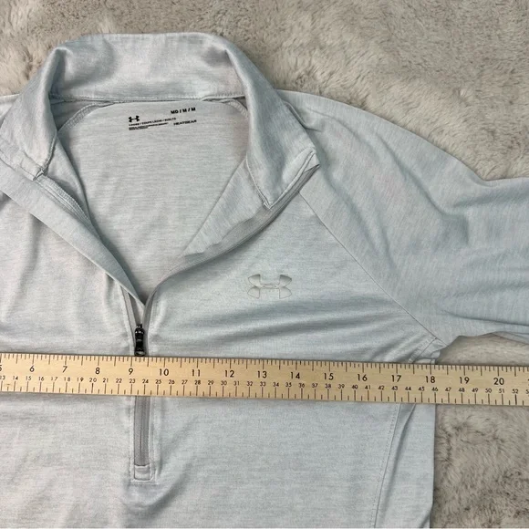 Under Armour HeatGear Tech Twist Womens Medium Loose 1/2 Zip Long Sleeve - Picture 4 of 8